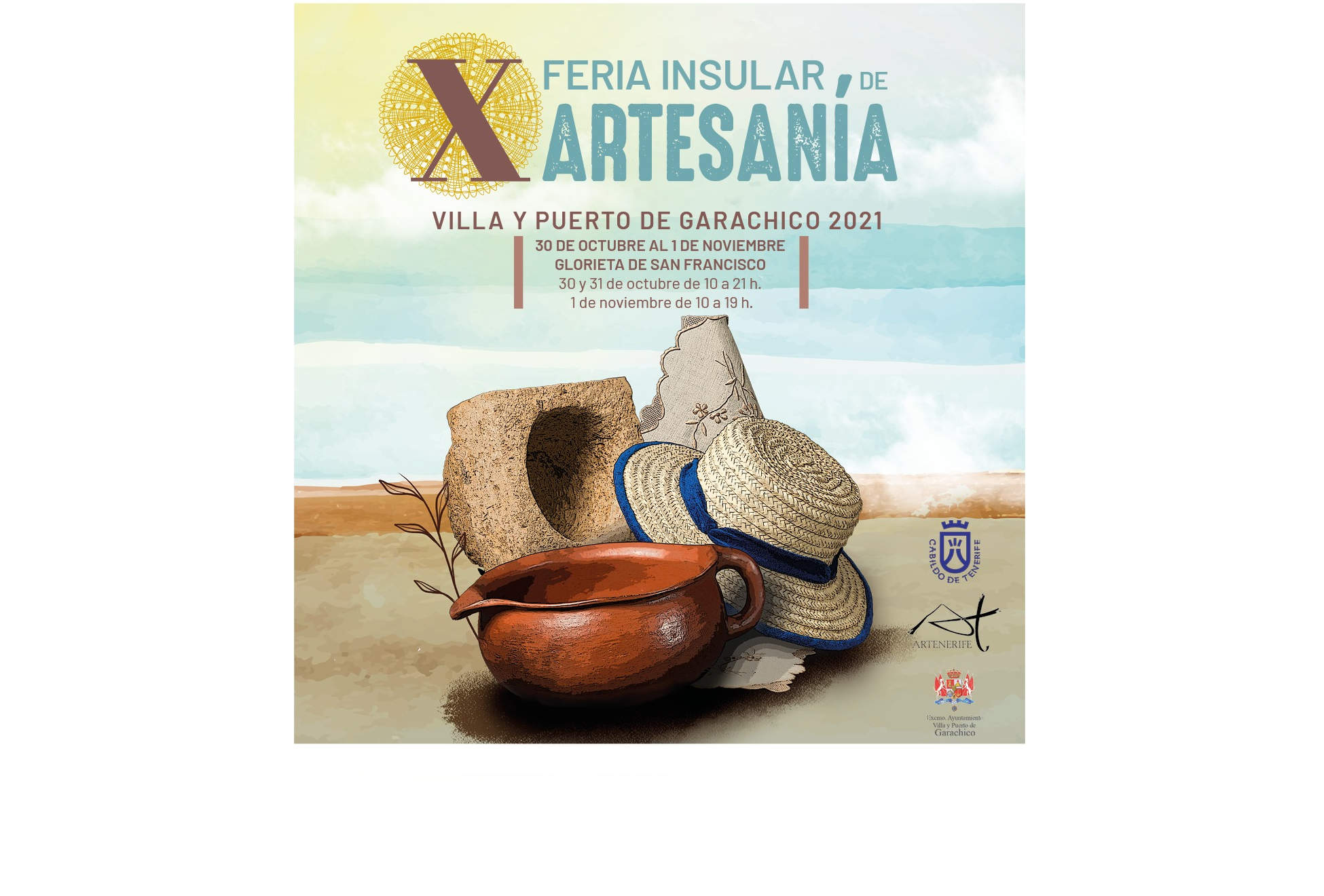 Poster Feria Insular de Artesanía 2021