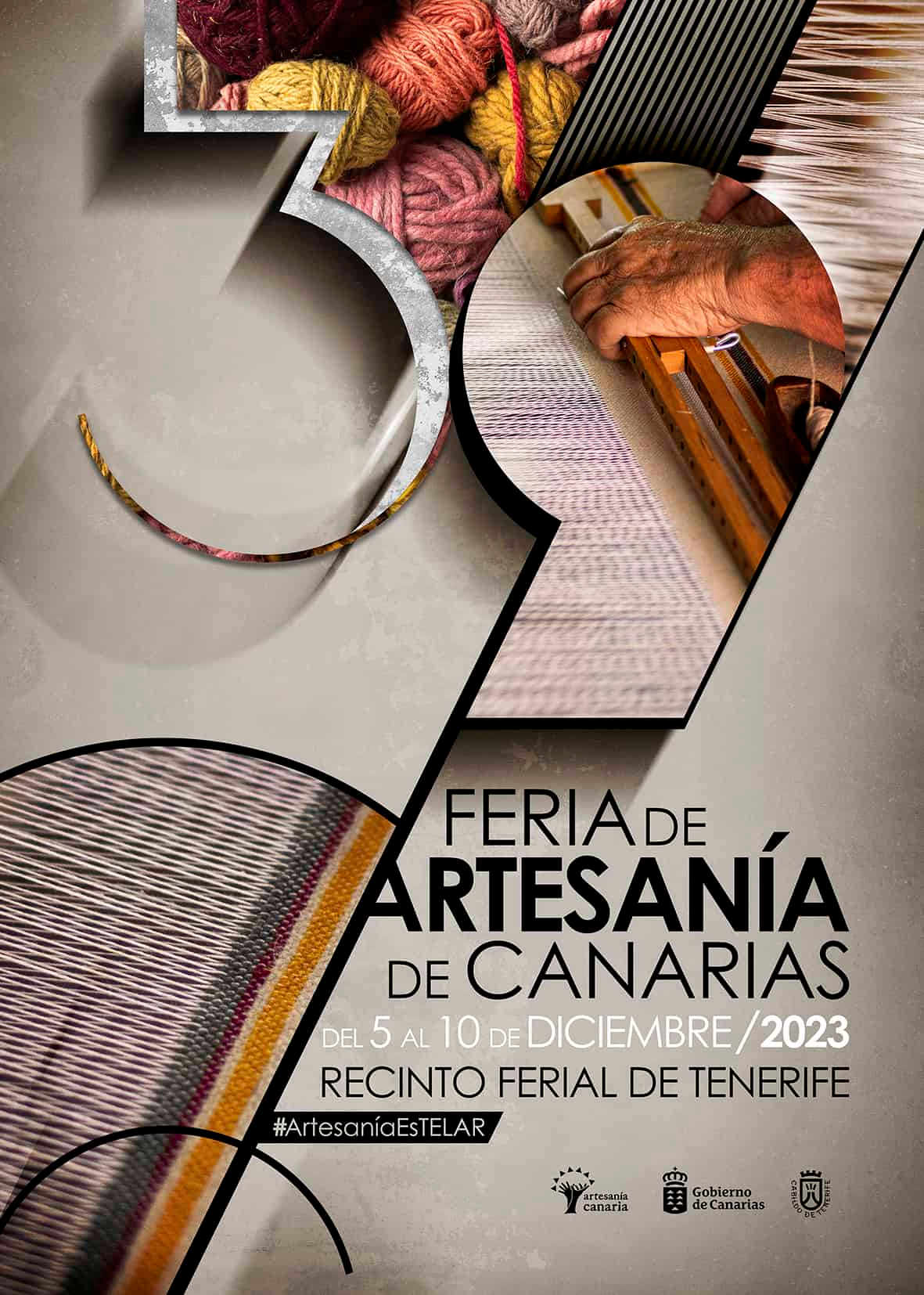 Cartel anunciador de la 39ª Feria de Artesanía de Canarias